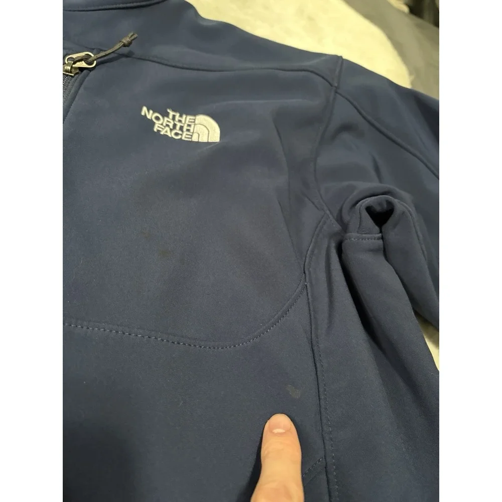 The‎ North Face Men's Blue Apex Risor Jacket Full-Zip Windwall Size L